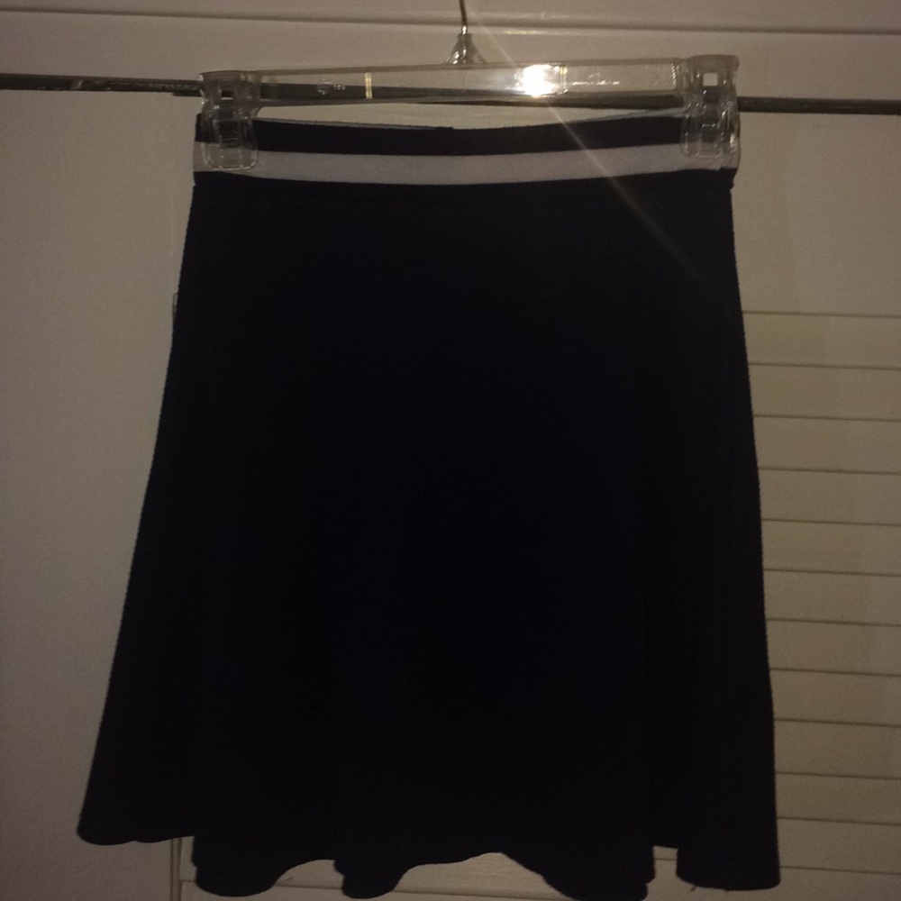 Navy Blue Skater Skirt